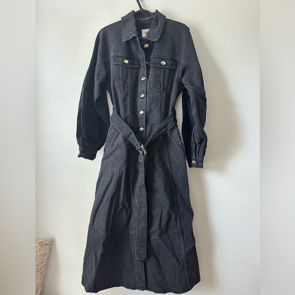 AJE Maya Denim Midi Dress - Picture 5 of 8